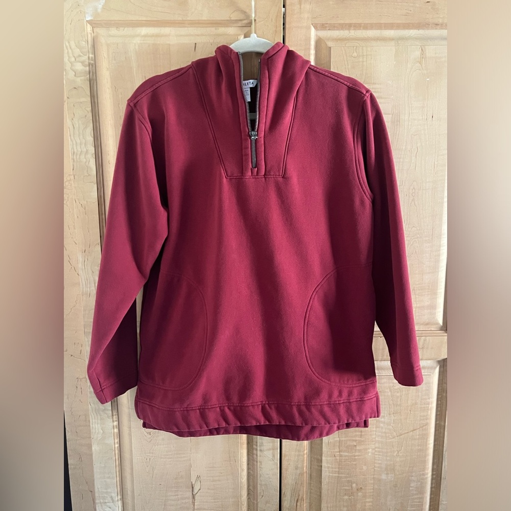 Athleta 1/4 Zip Fleece Hoodie Size XS